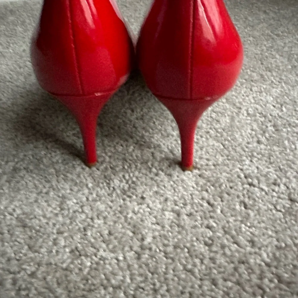 Kate Spade New York Vida Heels Women’s‎ Patent Leather Red Pumps Size 8.5